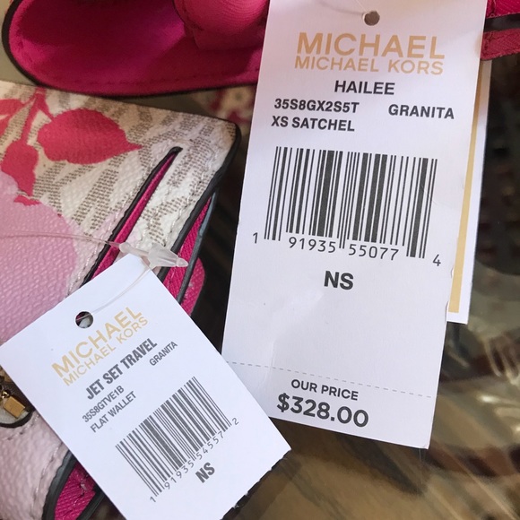 2pcs Michael Kors xs hailee handbag&wallet Set - Picture 2 of 8